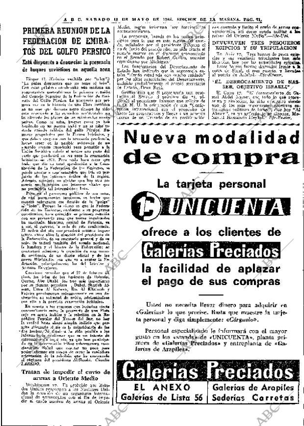 ABC MADRID 18-05-1968 página 71