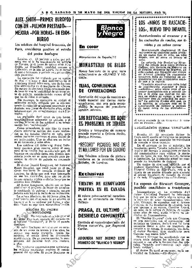 ABC MADRID 18-05-1968 página 73