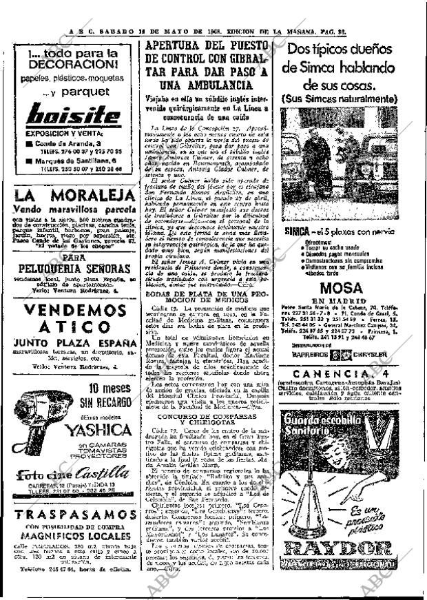 ABC MADRID 18-05-1968 página 86