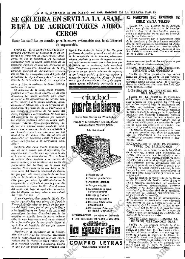 ABC MADRID 18-05-1968 página 89