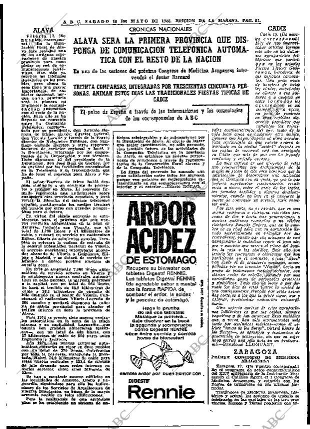 ABC MADRID 18-05-1968 página 91