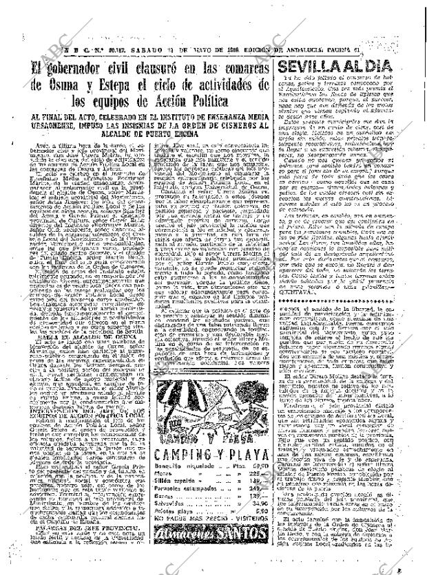 ABC SEVILLA 18-05-1968 página 61