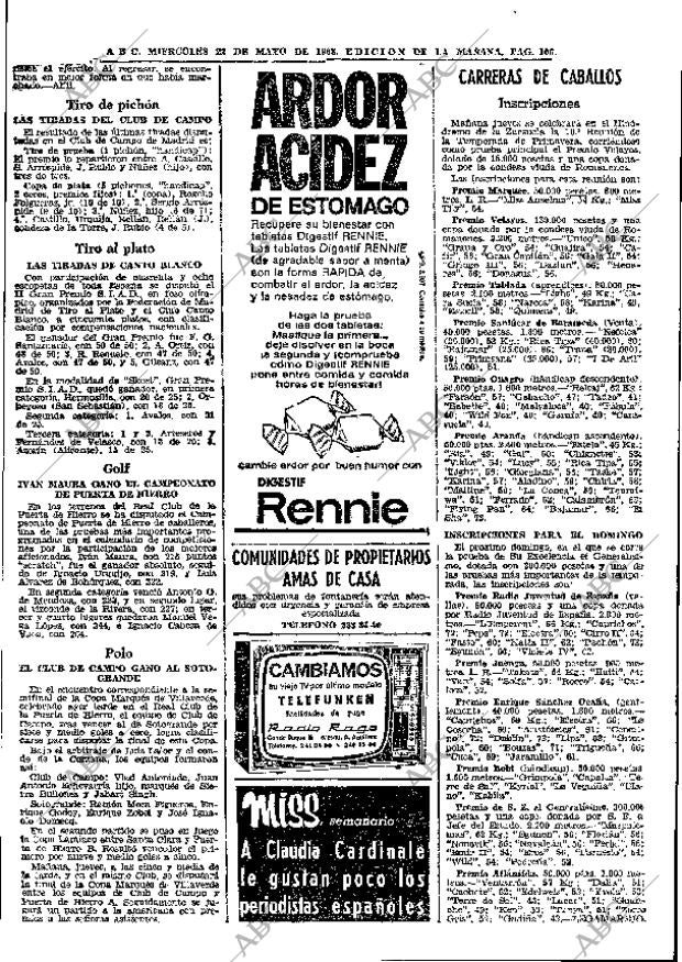 ABC MADRID 22-05-1968 página 106