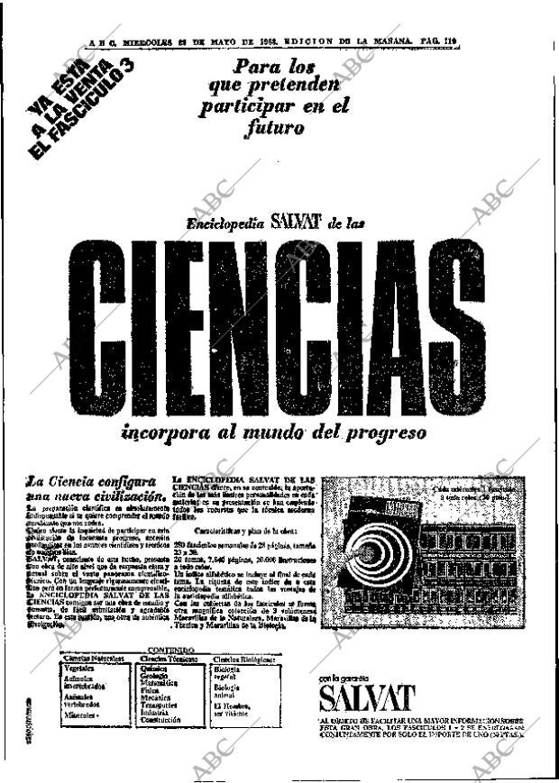 ABC MADRID 22-05-1968 página 110