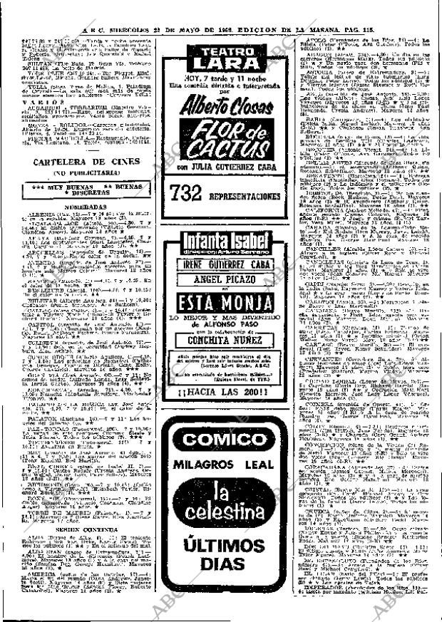ABC MADRID 22-05-1968 página 115