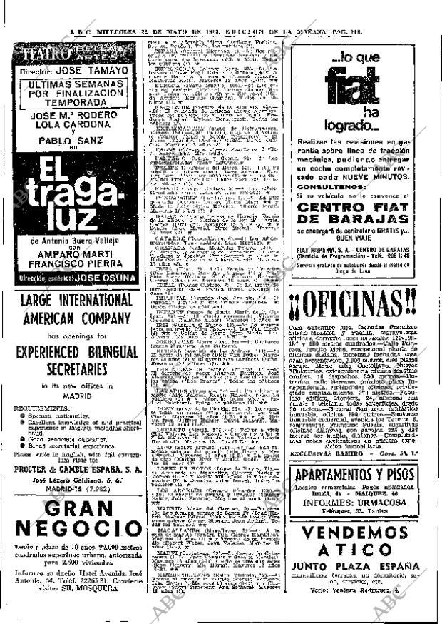 ABC MADRID 22-05-1968 página 116