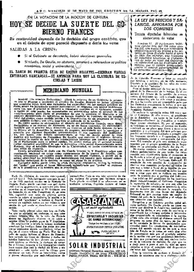 ABC MADRID 22-05-1968 página 49