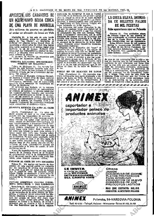 ABC MADRID 22-05-1968 página 63