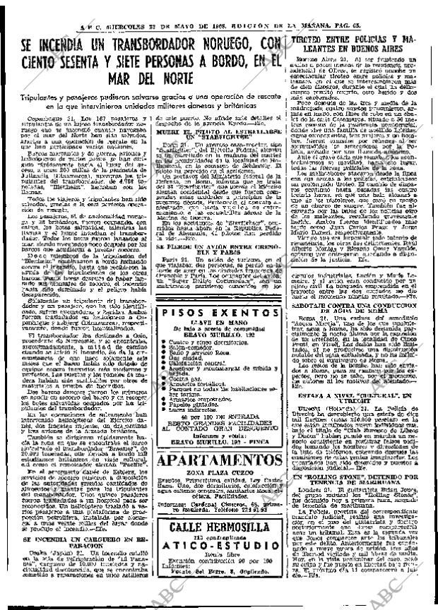 ABC MADRID 22-05-1968 página 65