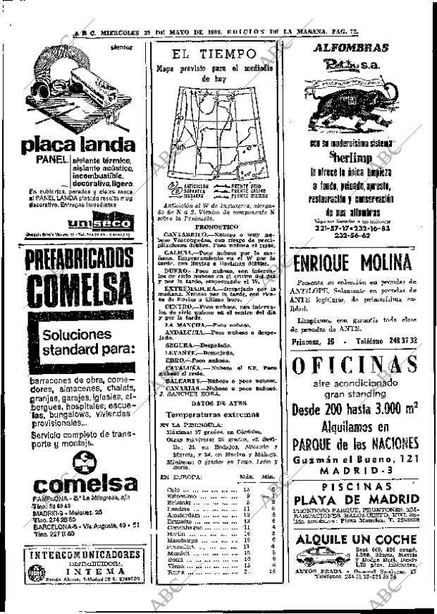ABC MADRID 22-05-1968 página 72