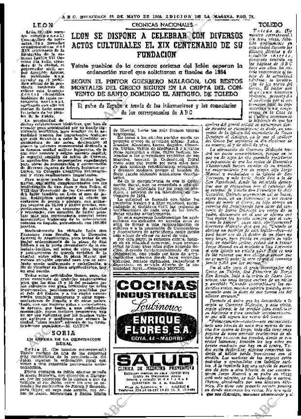 ABC MADRID 22-05-1968 página 73