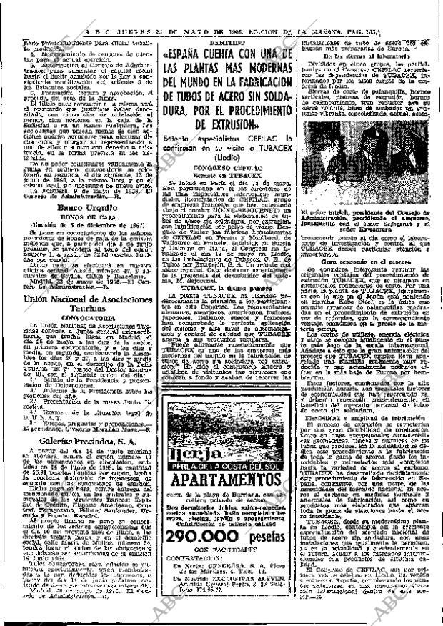 ABC MADRID 23-05-1968 página 103