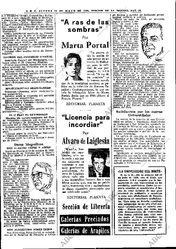 ABC MADRID 23-05-1968 página 58