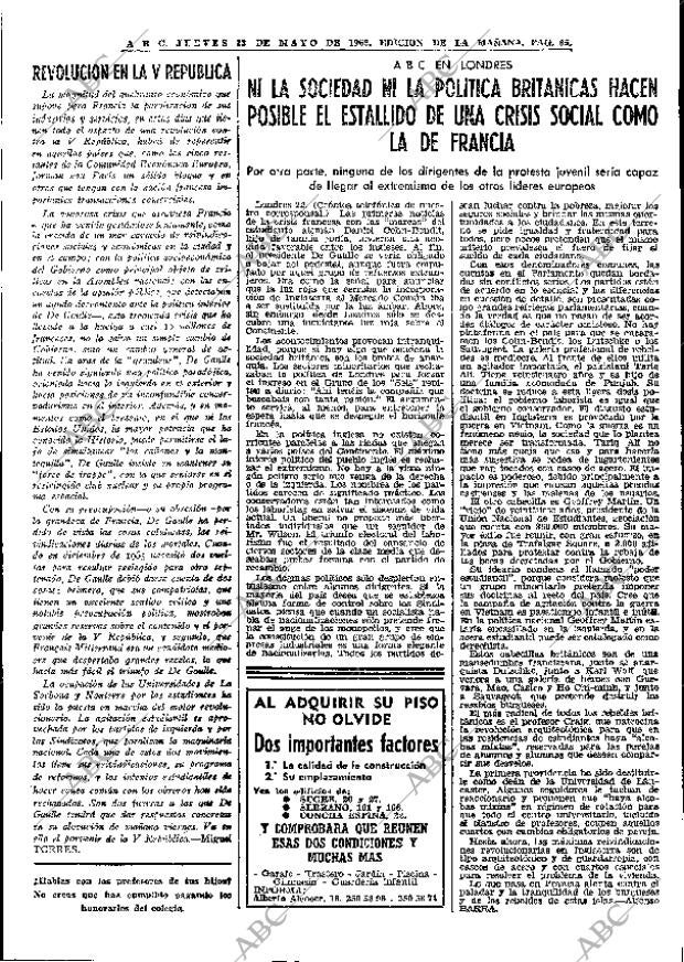 ABC MADRID 23-05-1968 página 65