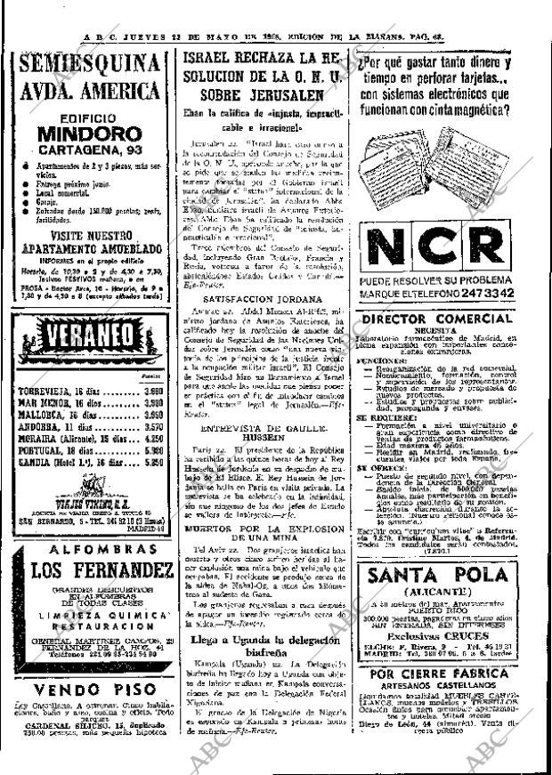 ABC MADRID 23-05-1968 página 68