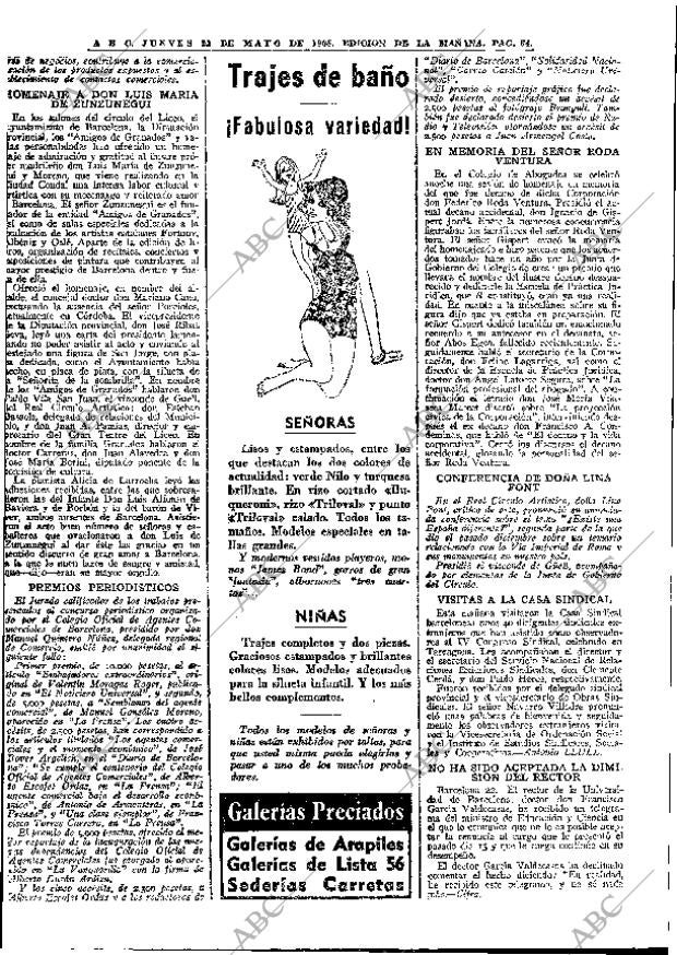 ABC MADRID 23-05-1968 página 84