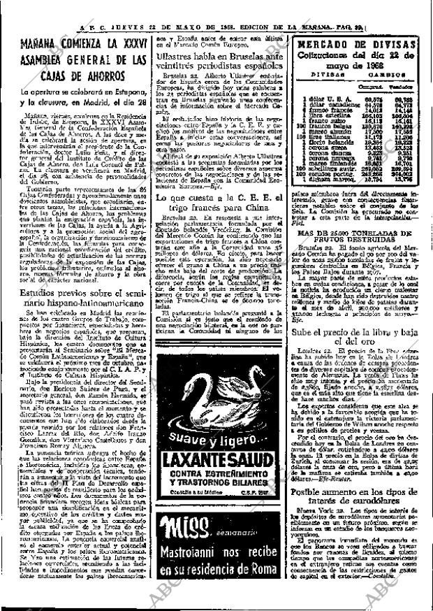 ABC MADRID 23-05-1968 página 99