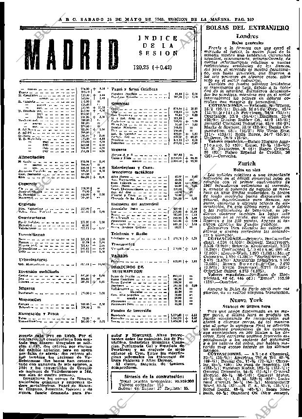 ABC MADRID 25-05-1968 página 109