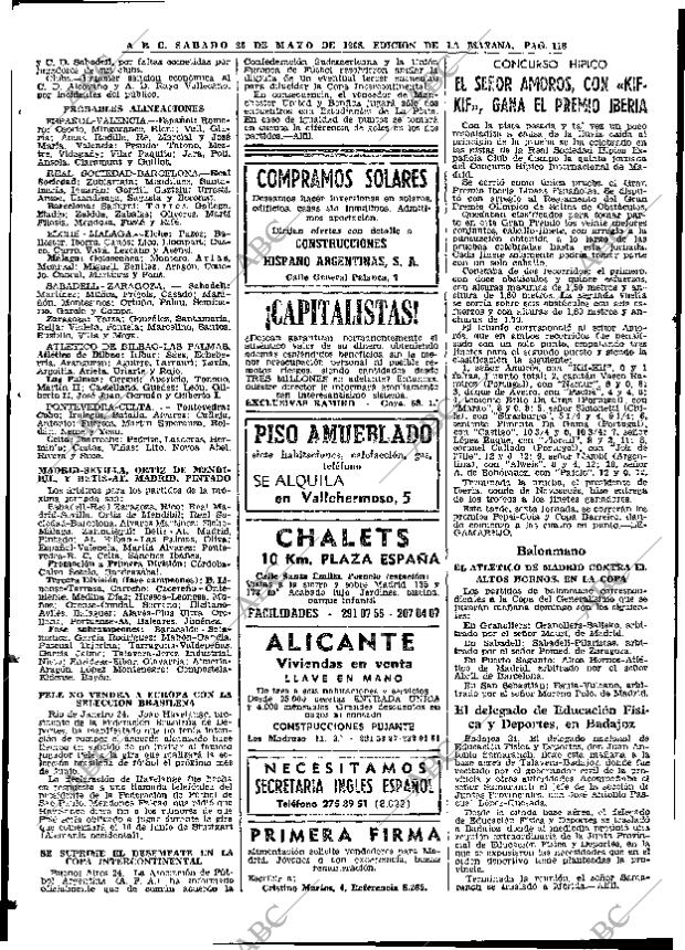 ABC MADRID 25-05-1968 página 118