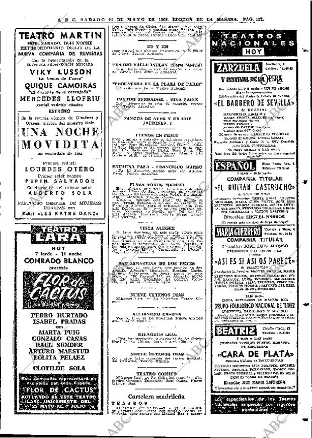 ABC MADRID 25-05-1968 página 127