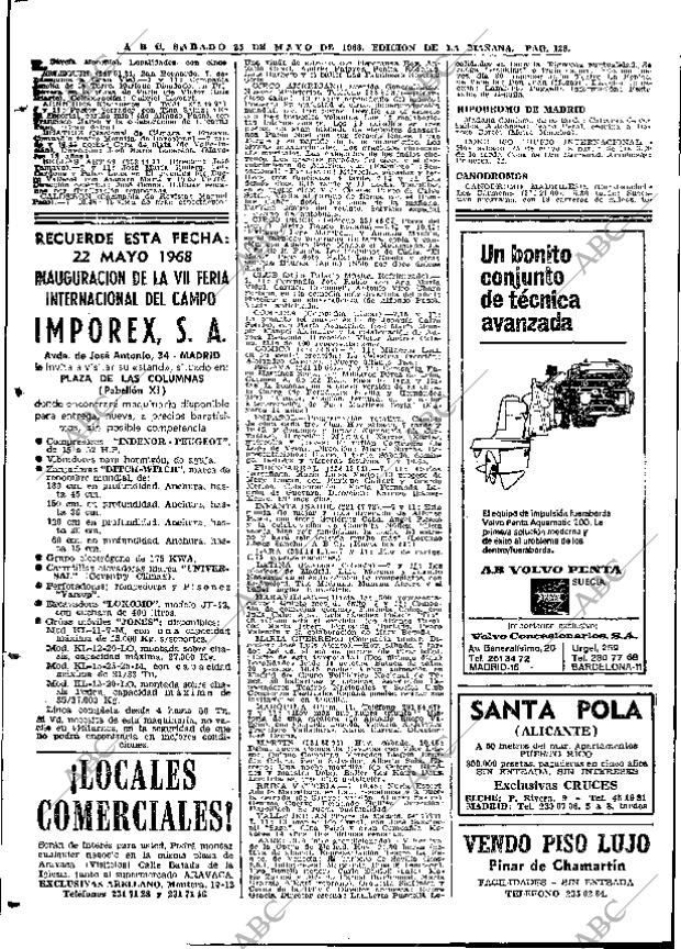 ABC MADRID 25-05-1968 página 128