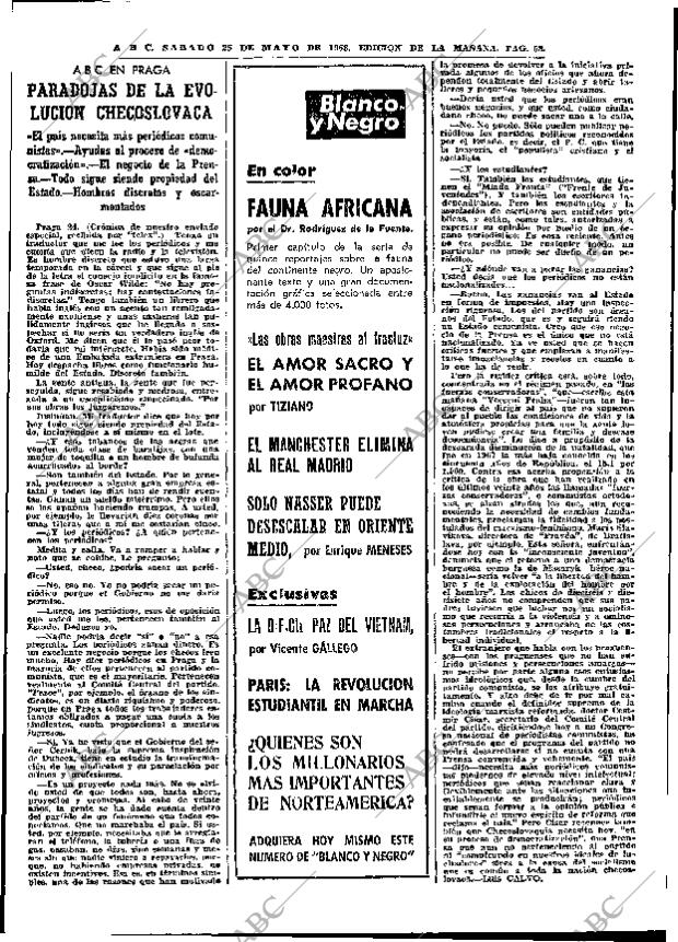 ABC MADRID 25-05-1968 página 68