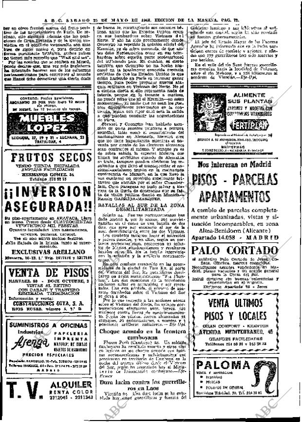 ABC MADRID 25-05-1968 página 72