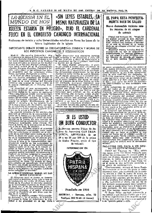 ABC MADRID 25-05-1968 página 79