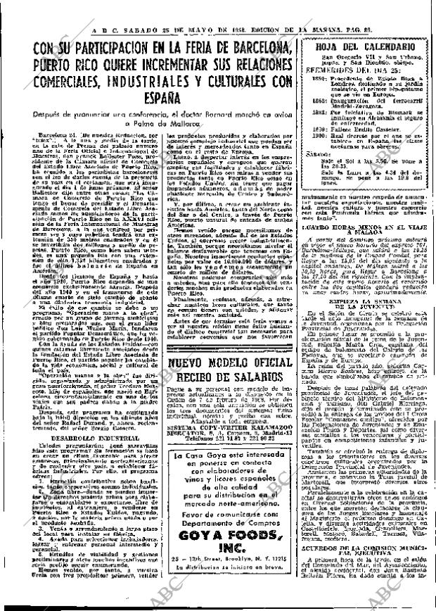 ABC MADRID 25-05-1968 página 89