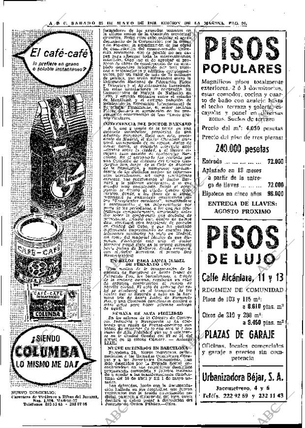 ABC MADRID 25-05-1968 página 90