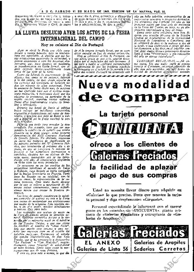 ABC MADRID 25-05-1968 página 95