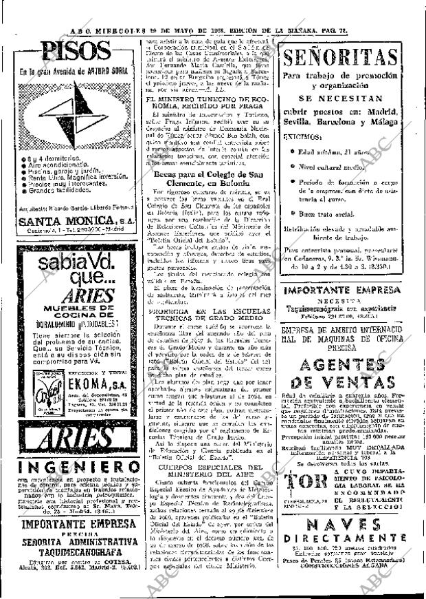 ABC MADRID 29-05-1968 página 72