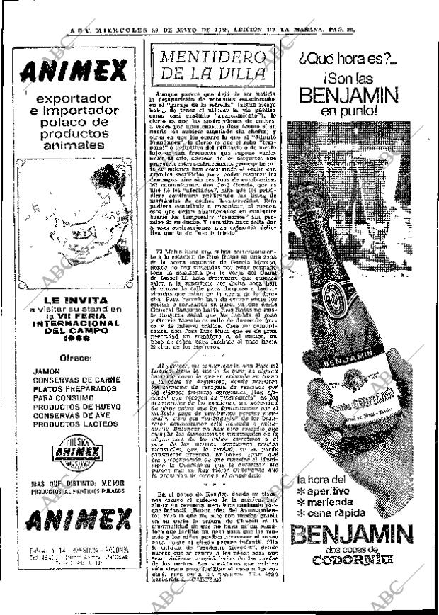 ABC MADRID 29-05-1968 página 90
