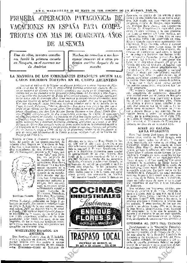 ABC MADRID 29-05-1968 página 91