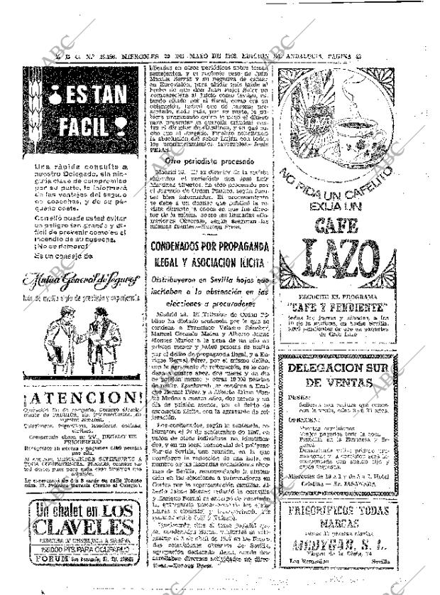 ABC SEVILLA 29-05-1968 página 42