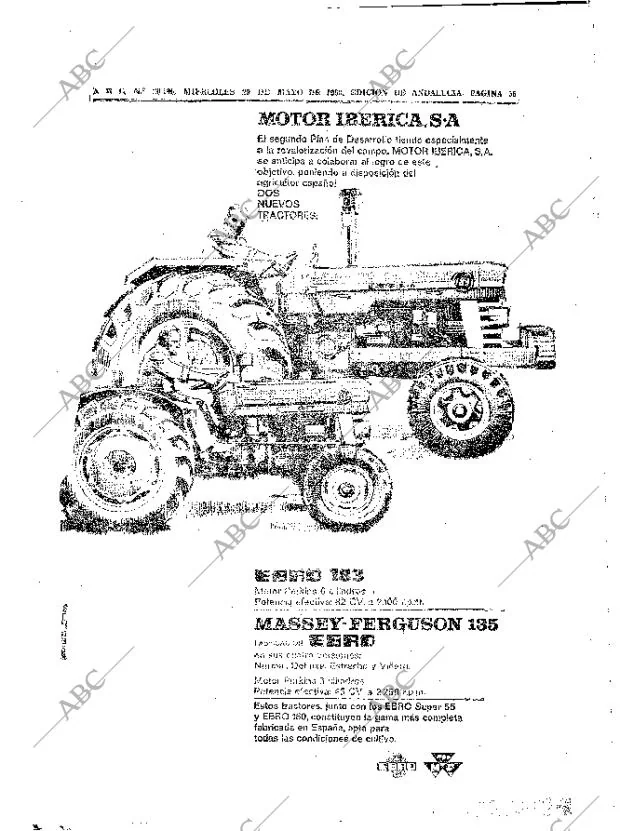 ABC SEVILLA 29-05-1968 página 56