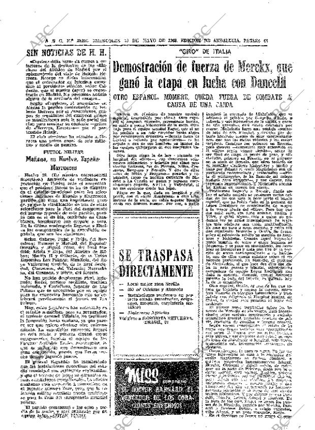 ABC SEVILLA 29-05-1968 página 67