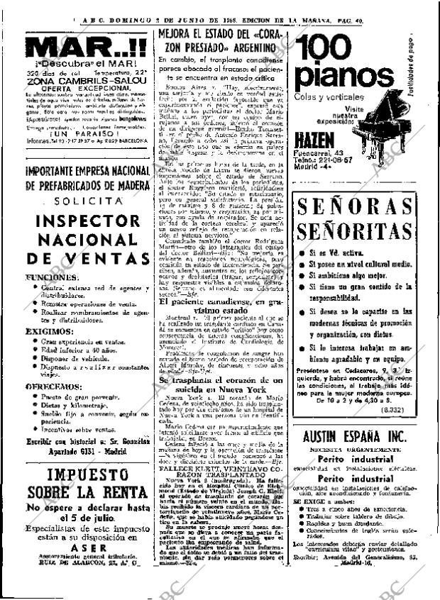 ABC MADRID 02-06-1968 página 40