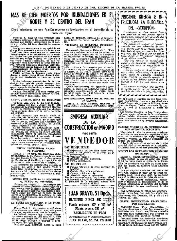 ABC MADRID 02-06-1968 página 45