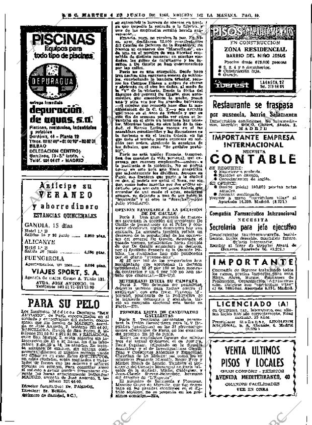ABC MADRID 04-06-1968 página 40