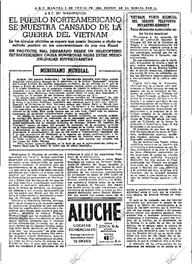 ABC MADRID 04-06-1968 página 41