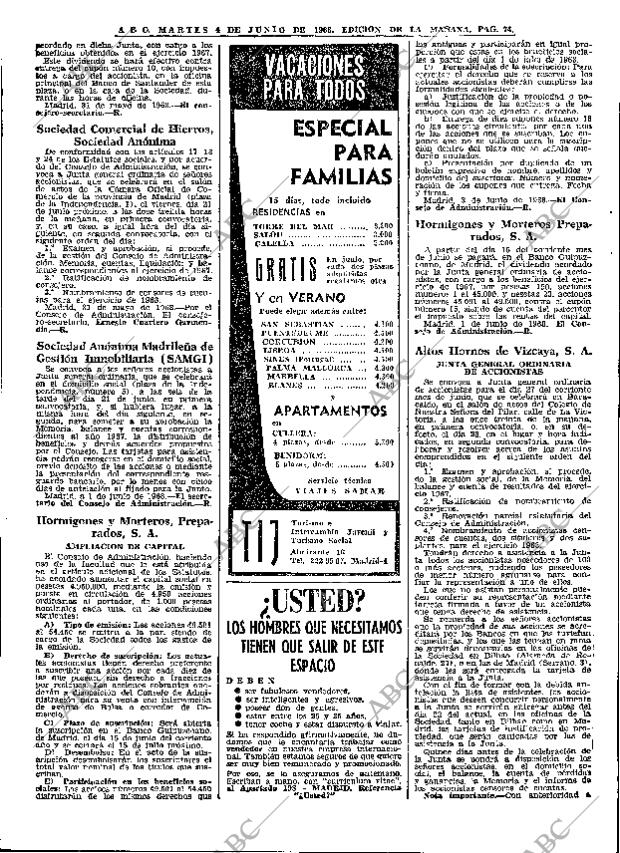 ABC MADRID 04-06-1968 página 74
