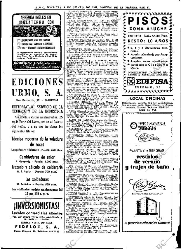 ABC MADRID 04-06-1968 página 97