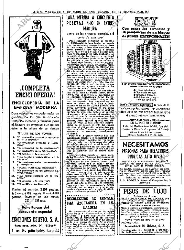 ABC MADRID 07-06-1968 página 104