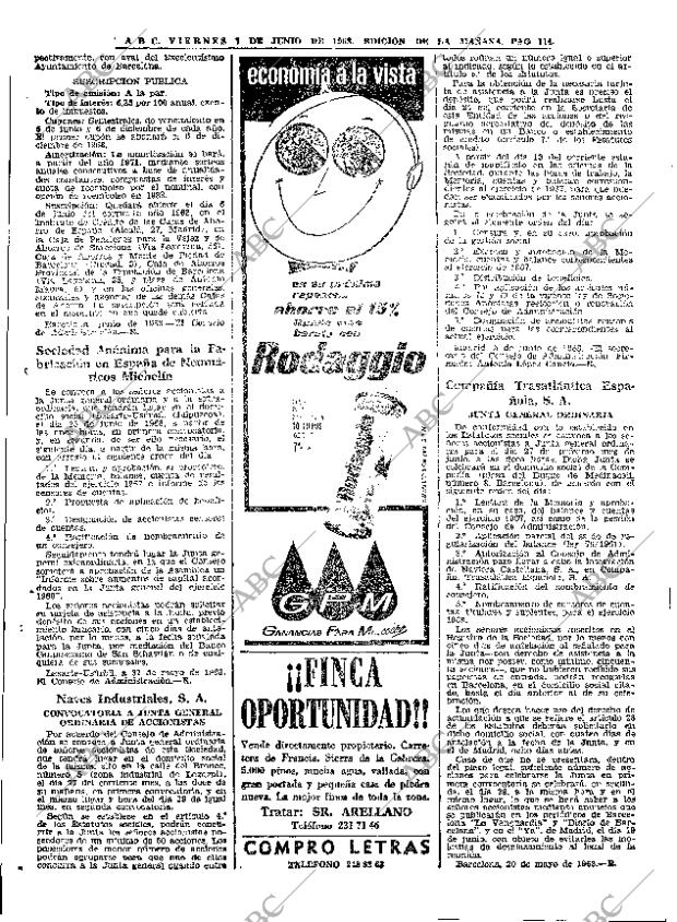 ABC MADRID 07-06-1968 página 114