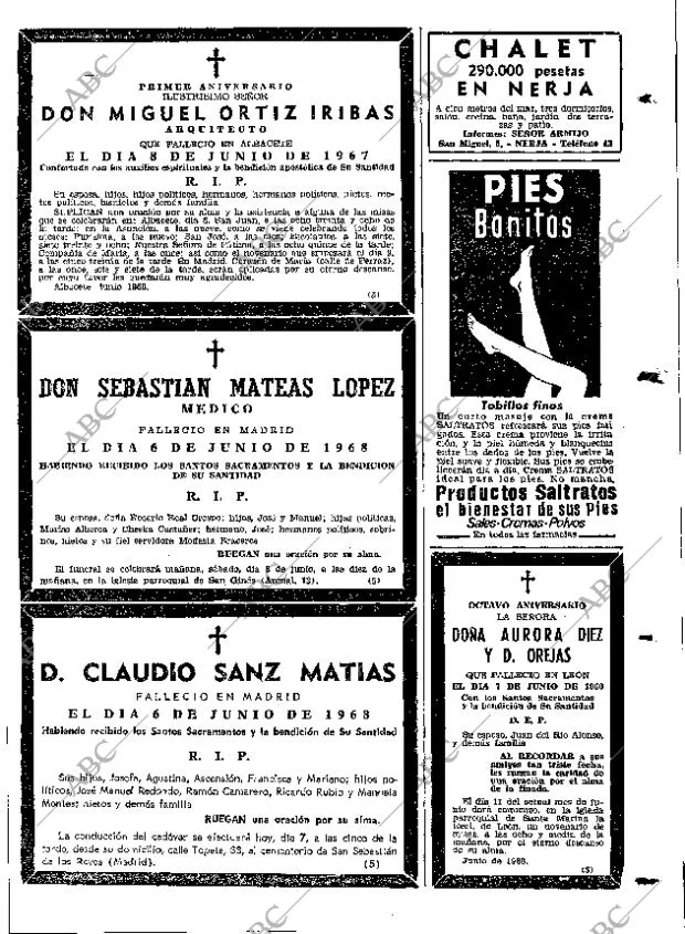 ABC MADRID 07-06-1968 página 149