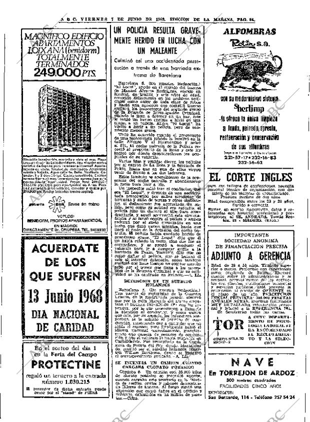 ABC MADRID 07-06-1968 página 84