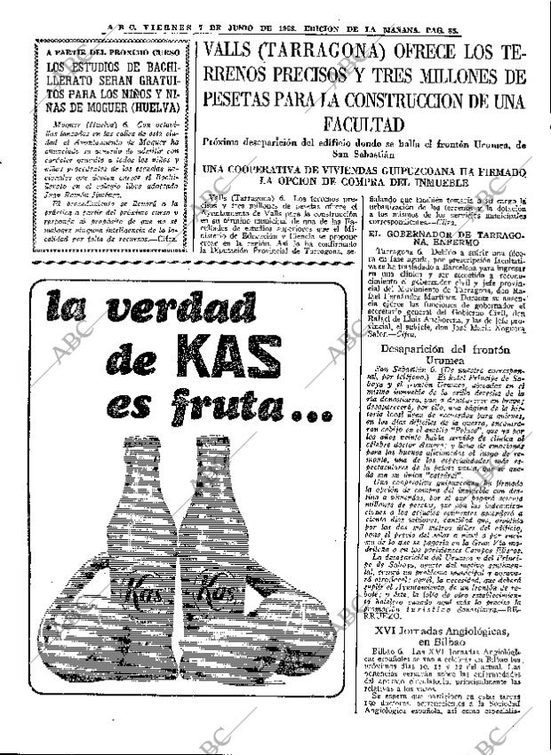 ABC MADRID 07-06-1968 página 85
