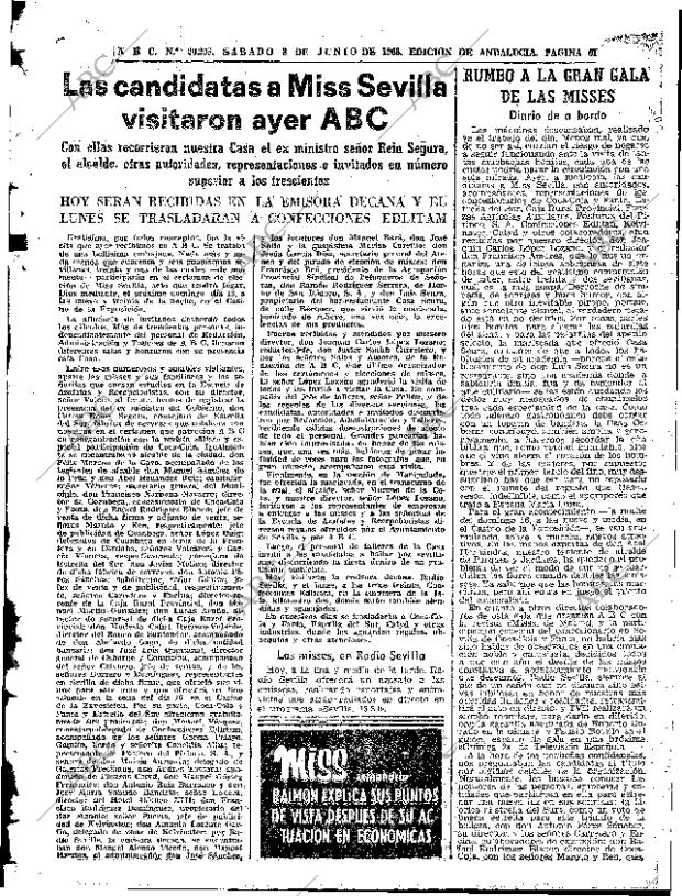 ABC SEVILLA 08-06-1968 página 61