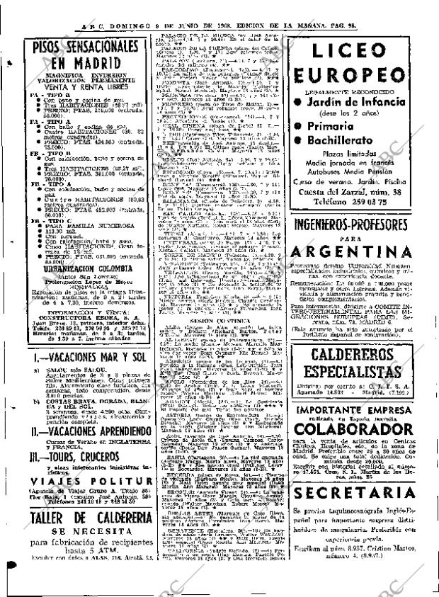 ABC MADRID 09-06-1968 página 98